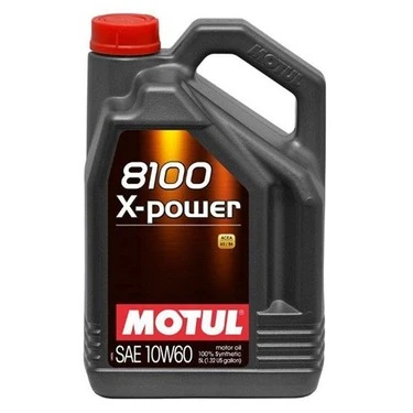 Motul 10W60 8100 X-Power Yağ 5 LT ürün görseli 1