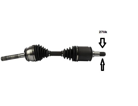 Suzuki Vitara Jlx 90-02 Ön Aks Komple Sağ 26.5 cm Kalın Freze ürün görseli 1