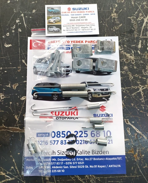 Suzuki Wagon-r Arka Balata Tamir Takımı Yayları ürün görseli 1