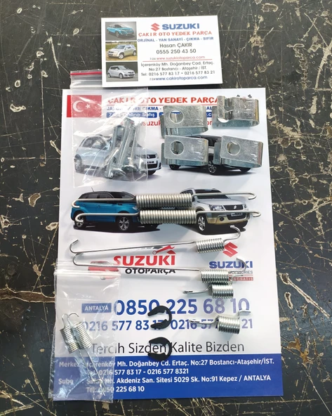 Suzuki Baleno 95-03 Arka Balata Tamir Takımı Yayları ürün görseli 1