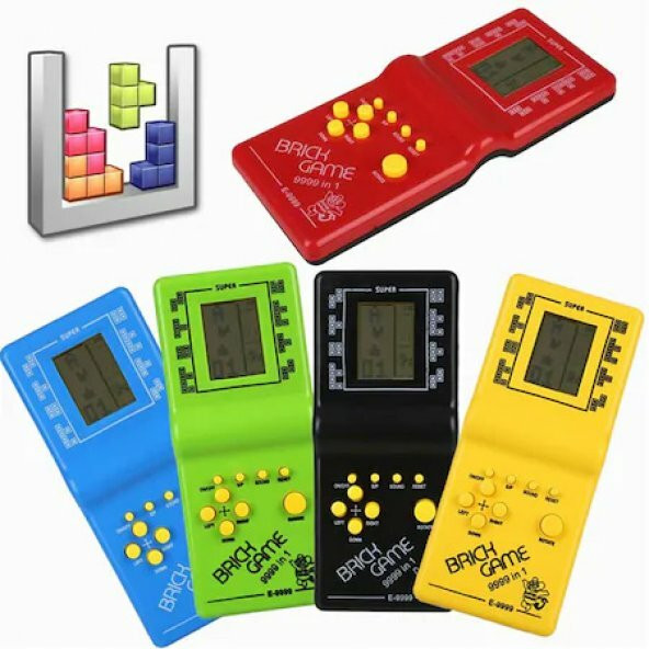 Nostalji Kutulu Atari Oyunu El Tetris Oyunu ürün görseli 1
