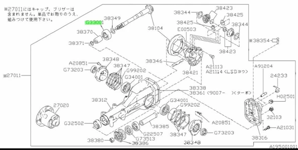 subaru impreza 1995- wrx  marutti bilyası ürün görseli 1