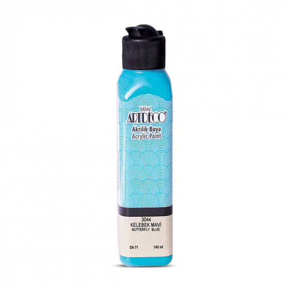 Artdeco Akrilik Boya 140 ML Kelebek Mavi 070R-3044 ürün görseli 1