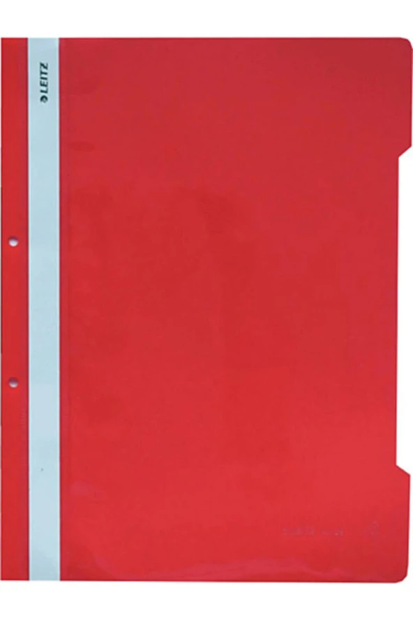 Leitz Telli Dosya Plastik Kırmızı L-4189 (50 Li Paket) ürün görseli 1