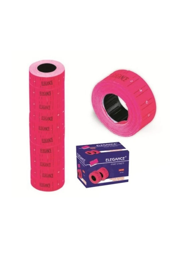 Rubenis Elegance 210P Fiyat Etiketi Pembe 10'lu (1 Paket 10 Adet) ürün görseli 1