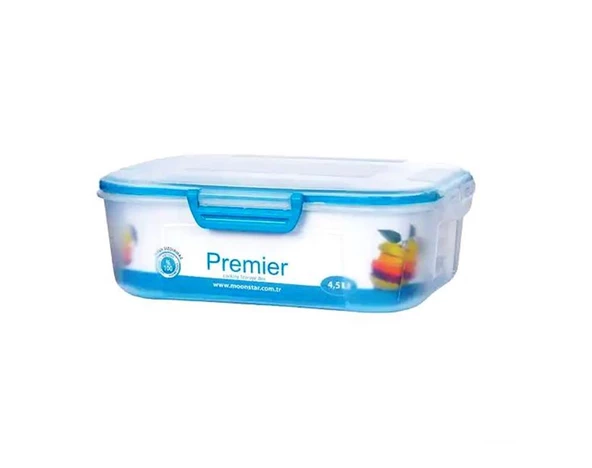 Moon Star Mlock Premier 4 Tarafı Kilitli  Contalı Hava Geçirmez Saklama Kabı 4,5Lt-PM-208 ürün görseli 1
