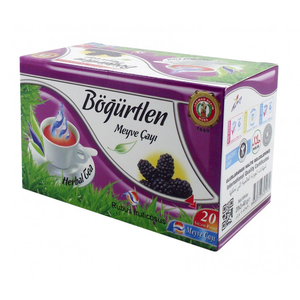 Böğürtlen Meyve Bitki Çayı 20'li Süzen Poşet ürün görseli 1