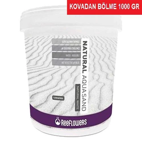 ReeFlowers Natural AquaSand Akvaryum Kumu (0.5-1 Mm) 1 Kg NAS25K05-1 ürün görseli 1