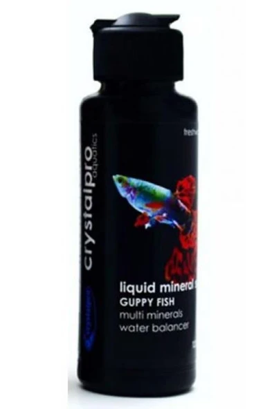 CrystalPro Guppy Minerals Lepistesler İçin Mineral Su Düzenleyici 125 ml ürün görseli 1