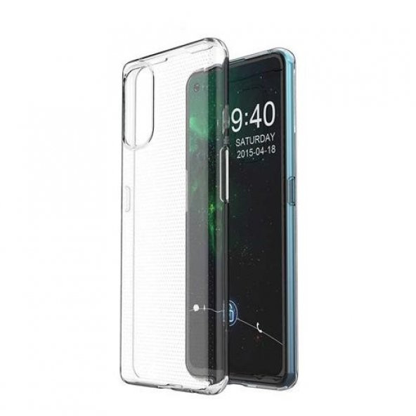 Realme 7 Pro Kılıf İnce Esnek Sararmaz Şeffaf Silikon Kılıf ürün görseli 1