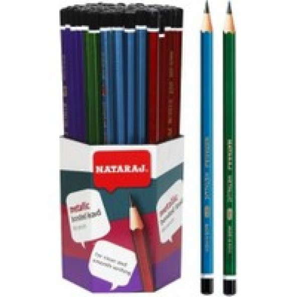 NATARAJ 72 Lİ KURŞUN KALEM ( METALLIC ) ürün görseli 1