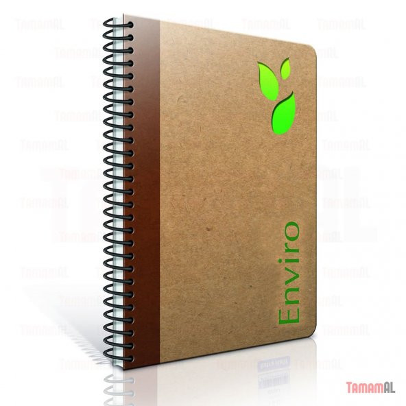 GIPTA ENVIRO 17x24 Extra Hafif Spiralli DEFTER 120 Çizgili Kareli ürün görseli 1