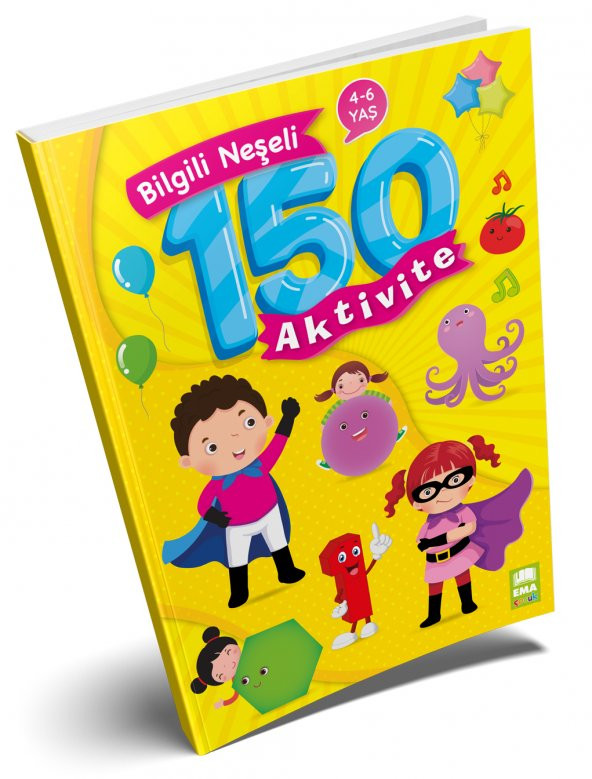 BİLGİLİ NEŞELİ 150 AKTİVİTE (EMA ÇOCUK) 4-6 YAŞ ürün görseli 1