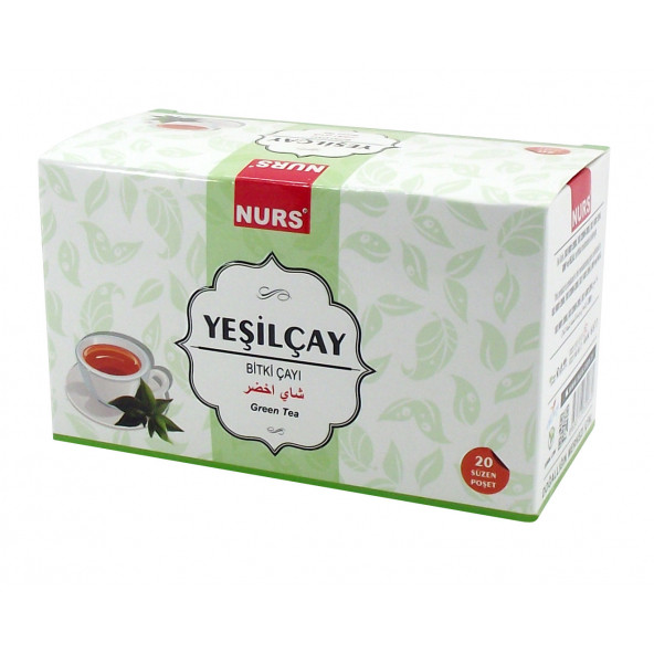 Yeşil Çay Bitki Çayı 20 li Süzen Poşet ürün görseli 1