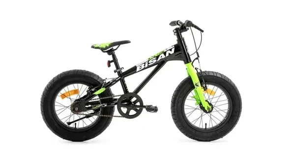 BİSAN LIMIT ERKEK ÇOCUK BİSİKLETİ 23CM V 16 JANT SİYAH YEŞİL ürün görseli 1