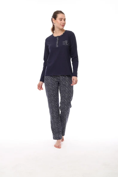 Pijadore 1544 Kadın Uzun Kollu Pijama Takım ürün görseli 1
