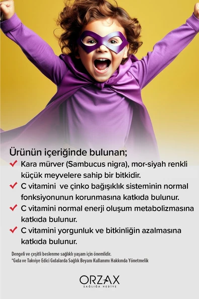 İmunol Sambucus Şurup 150 ml x 2 Adet - Resim 4