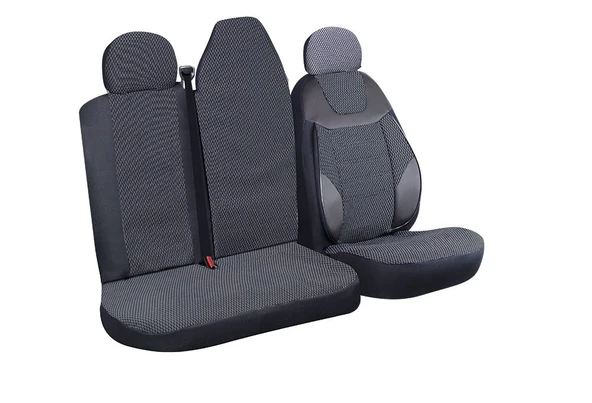Renault Master 2+1 Ön Koltuk Kılıf Seti Siyah ürün görseli 1