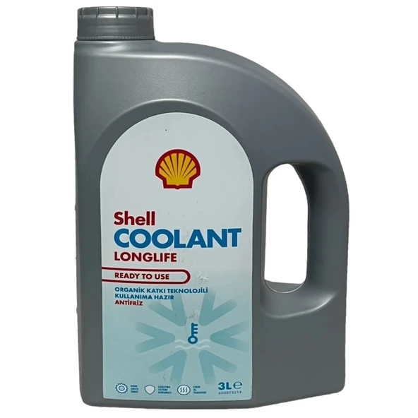 Shell Longlife Ready To Use Hazır Kırmızı Antifiriz 3 Litre ürün görseli 1