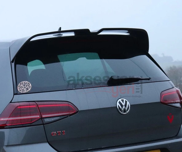 Volkswagen Golf 7 Ottinger Spoiler Parlak Siyah Boyalı İthal Ürün Plastik ürün görseli 1