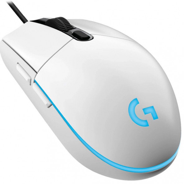 Logitech G102 Lightsync Rgb Kablolu Oyuncu Mouse Beyaz 910-005824 ürün görseli 1