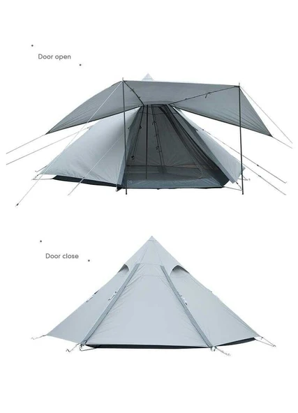 Wildland Ön Tenteli 2 Kapılı Mini Tipi 4 Kişilik Çadır Kamp Çadırı ürün görseli 1
