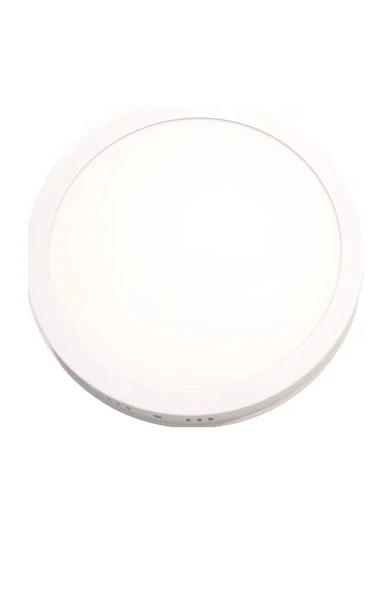 Zhltools 18 Watt Sıvaüstü Yuvarlak Led Panel Beyaz Kasa Beyaz Renk 1650 Lümen ürün görseli 1