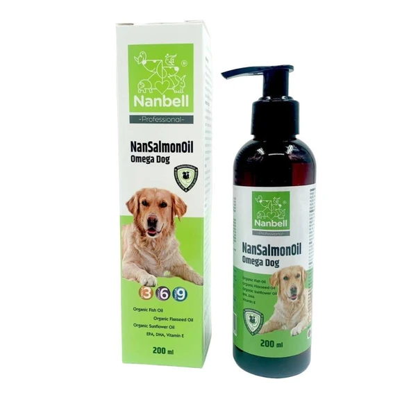 Nanbell NanSalmonOil Köpek Balık Yağı 200 Ml ürün görseli 1