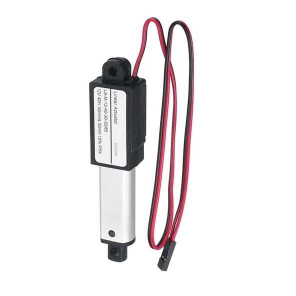 Alüminyum 40N 30mm/s 30mm Açılır Uzunluk 12V Dc Mini Lineer Motor ürün görseli 1