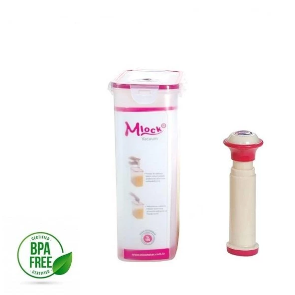 Moon Star Mlock Vakumlu Saklama kabı 4,5 LT+ Pompa-MVB-191 ürün görseli 1