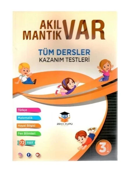 ZEKAKÜPÜ 3.SINIF TÜM DERSLER KAZANIM TESTLERİ ürün görseli 1