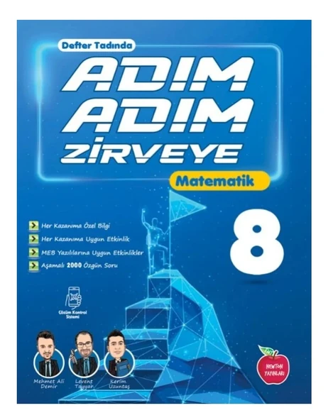 Newton Yayınları 8. Sınıf Adım Adım Matematik Konu Anlatımlı Soru Bankası Yeni ürün görseli 1