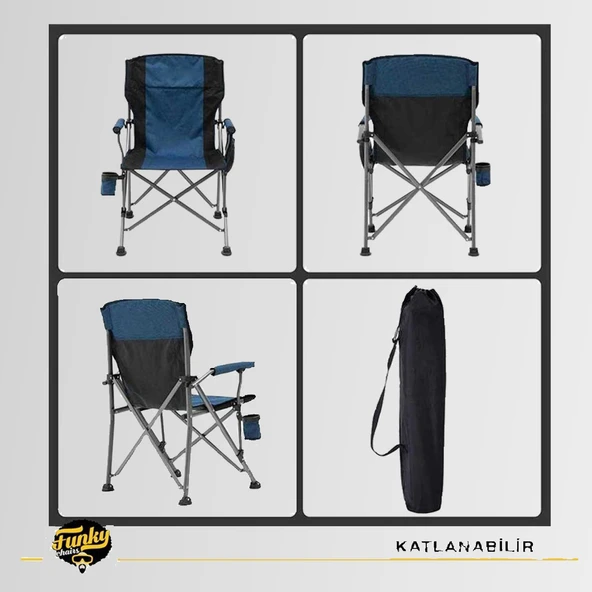 FUNKY CHAIRS River Side Katlanabilir Kamp Sandalyesi - Resim 7