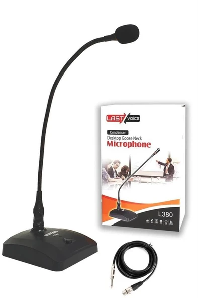 Lastvoice L-380 Profesyonel Masa Mikrofon ( Işıklı Kürsü Mikrofon ) ürün görseli 1