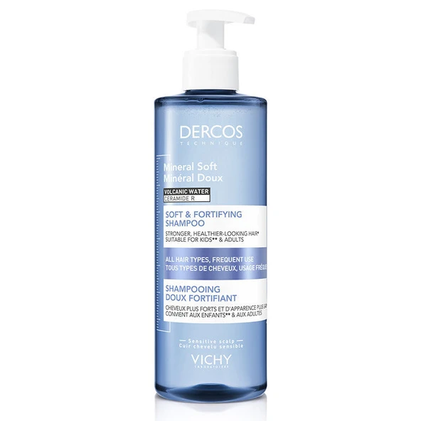Vichy Dercos Mineral Soft Şampuan 400 ml ürün görseli 1