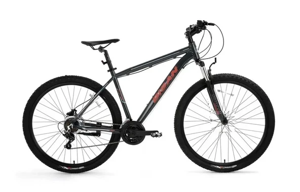 BİSAN ATLAS ERKEK DAĞ BİSİKLETİ 48CM V 27.5 JANT 21 VİTES PARLAK GRİ KIRMIZI ürün görseli 1