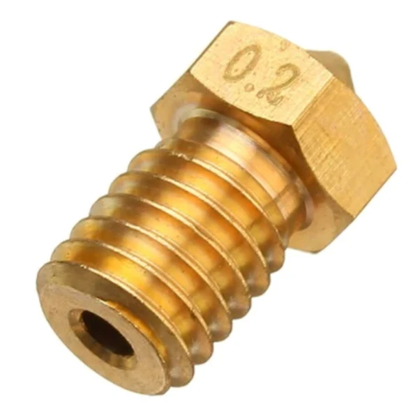 3D Yazıcı Extruder Nozzle 0.2 mm MK8 Creality Ender Uyumlu 1,75mm Filament ürün görseli 1
