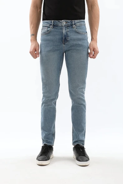 Erkek Likralı Slim Jean Pantolon - Resim 7