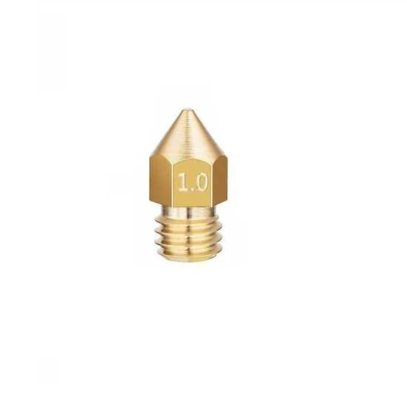 3D Yazıcı Extruder Nozzle 1.0 mm MK8 Creality Ender Uyumlu 1,75mm Filament ürün görseli 1