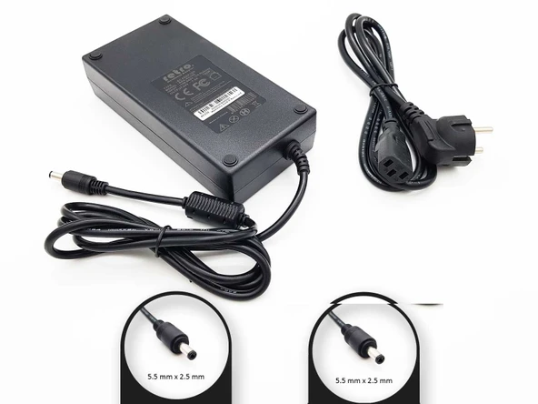Fanatec Direksiyon Seti İçin 24V 7.5A 180W 5.5x2.5 mm Adaptör ürün görseli 1