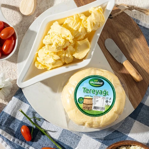 Yeşil Akçaabat Trabzon Tereyağı 2 X 400 gr - Resim 2