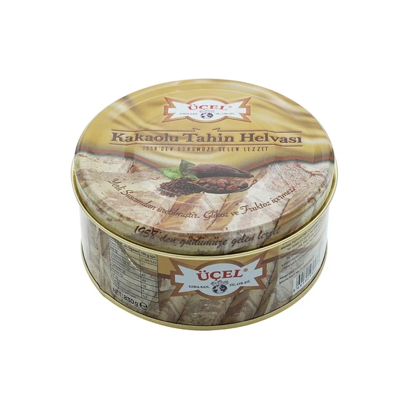 Üçel Kakaolu Tahin Helvası 830 Gr Teneke Kutu ürün görseli 1