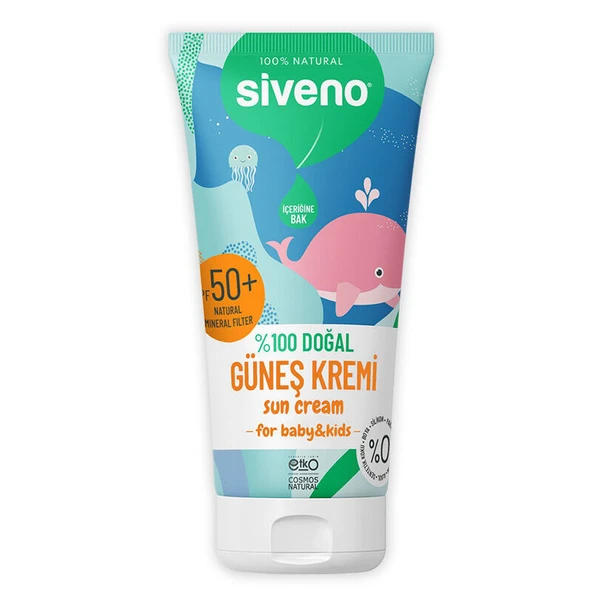 Siveno Bebekler için Doğal Güneş Kremi Spf50+ 50 ml ürün görseli 1