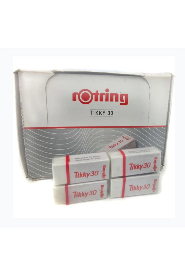 Rotring Öğrenci Silgisi Tikky Beyaz ( 30 Lu Kutu ) ürün görseli 1