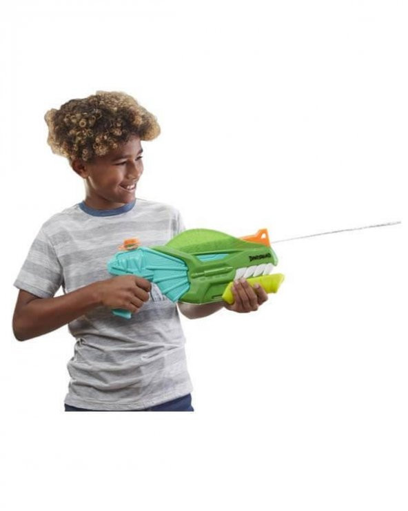 +6 Yaş Nerf Super Soaker Dinosquad Dino-Soak F0496 - Resim 3