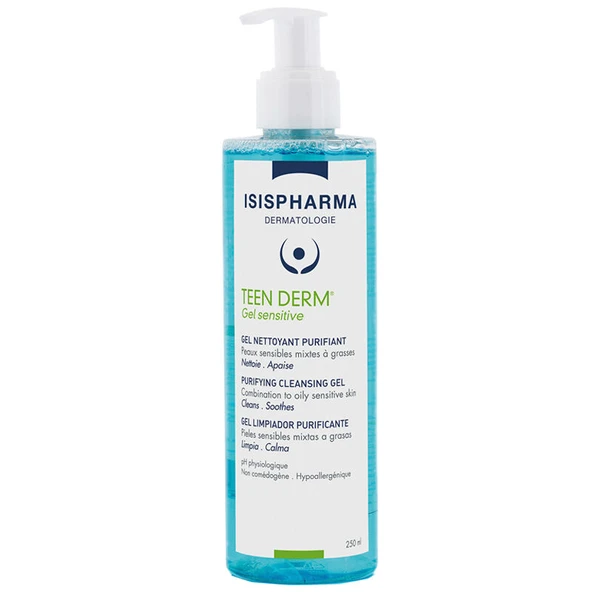 Isıs Pharma Teen Derm Gel Sensitive Cleansing Gel 250ml ürün görseli 1