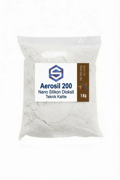 Aerosil 200 Nano Silikon Dioksit Teknik Kalite 1 Kg ürün görseli 1