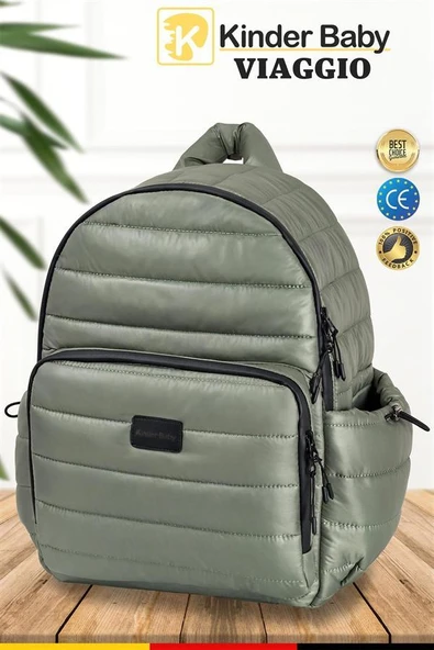 Kinder Baby Viaggio Termal Biberon Çantalı ve Alt Açma Pedli Mint Bebek Bakım Çantası ürün görseli 1