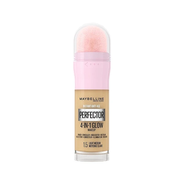 Maybelline Instant Anti Age Perfector 4 in 1 Glow Makeup 1.5 Light Medium ürün görseli 1