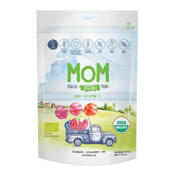 Mom Magical Organic Moods C Vitamin Lollipop 10 adet ürün görseli 1